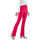 Υφασμάτινα Γυναίκα Παντελόνια Twenty-29 HIGH WAIST SLIM FIT PANTS WOMEN ΦΟΥΞΙΑ
