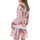 Υφασμάτινα Γυναίκα Φορέματα August LONGSLEEVE MINI DRESS WOMEN ΜΠΕΖ- ΡΟΖ- ΦΟΥΞΙΑ
