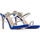 Παπούτσια Γυναίκα Σανδάλια / Πέδιλα Kotris SATIN HIGH HEEL SANDALS WOMEN ΜΠΛΕ