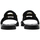 Παπούτσια Γυναίκα Σανδάλια / Πέδιλα Kotris LEATHER FLAT SANDALS WOMEN ΜΑΥΡΟ- ΧΡΥΣΟ