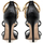 Παπούτσια Γυναίκα Σανδάλια / Πέδιλα Kotris LEATHER HIGH HEEL SANDALS WOMEN ΜΑΥΡΟ- ΧΡΥΣΟ