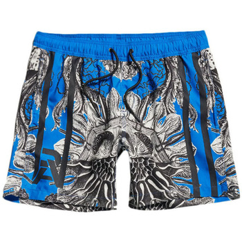 Υφασμάτινα Άνδρας Μαγιώ / shorts για την παραλία G-Star Raw DIRIK JELLYFISH SWIMSHORTS MEN ΛΕΥΚΟ- ΜΑΥΡΟ- ΜΠΛΕ