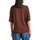 Υφασμάτινα Γυναίκα T-shirt με κοντά μανίκια G-Star Raw KNITTED OVERSIZE FIT POLO T-SHIRT WOMEN ΚΑΦΕ- ΦΟΥΞΙΑ