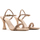 Παπούτσια Γυναίκα Σανδάλια / Πέδιλα Fardoulis LEATHER HIGH HEEL SANDALS WOMEN BRONZE