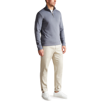Ted Baker BOXWEL TEXTURED TAPERED FIT PANTS MEN ΓΚΡΙ