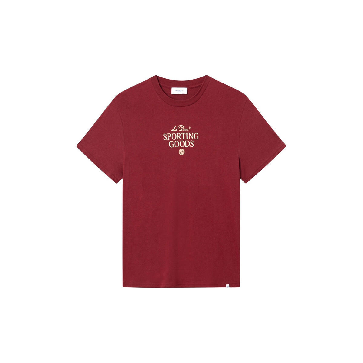 Υφασμάτινα Άνδρας T-shirt με κοντά μανίκια Les Deux SPORTING GOODS 2.0 T-SHIRT MEN ΚΙΤΡΙΝΟ- ΚΟΚΚΙΝΟ