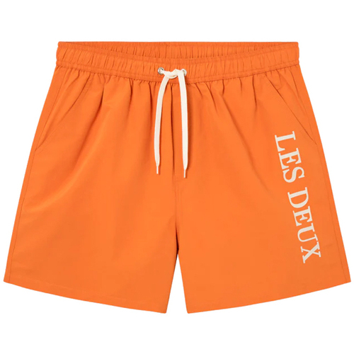 Υφασμάτινα Άνδρας Μαγιώ / shorts για την παραλία Les Deux LOGO SWIMSHORTS MEN ΠΟΡΤΟΚΑΛΙ