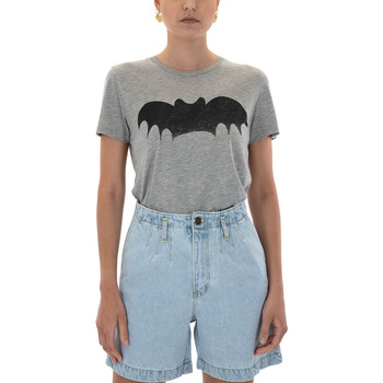 Υφασμάτινα Γυναίκα T-shirt με κοντά μανίκια Zoé Karssen BAT T-SHIRT WOMEN ΓΚΡΙ- ΜΑΥΡΟ