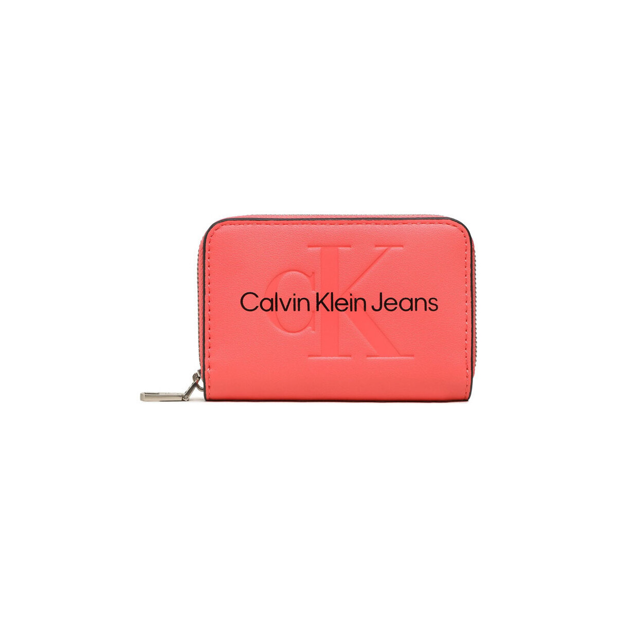 Τσάντες Γυναίκα Πορτοφόλια Calvin Klein Jeans ACCORDION ZIP AROUND WALLET WOMEN ΚΟΚΚΙΝΟ- ΜΑΥΡΟ