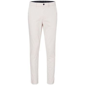 Υφασμάτινα Άνδρας Παντελόνια Calvin Klein Jeans SATIN STRETCH SLIM FIT L.34 CHINO PANTS MEN ΜΠΕΖ