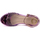 Παπούτσια Γυναίκα Σανδάλια / Πέδιλα Bacali Collection METALLIC LEATHER FLATFORM SANDALS WOMEN ΜΩΒ