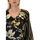 Υφασμάτινα Γυναίκα Μπλουζάκια με μακριά μανίκια My T Wearables SATIN V NECK LONGSLEEVE BLOUSE WOMEN ΜΑΥΡΟ- ΧΑΚΙ