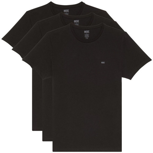 Υφασμάτινα Άνδρας T-shirt με κοντά μανίκια Diesel UMTEE-JAKE 3 PACK T-SHIRT MEN ΜΑΥΡΟ