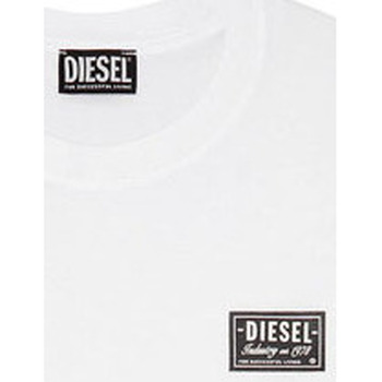 Υφασμάτινα Άνδρας T-shirt με κοντά μανίκια Diesel T-DIEGOR-SP T-SHIRT MEN ΛΕΥΚΟ- ΜΑΥΡΟ