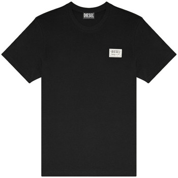 Υφασμάτινα Άνδρας T-shirt με κοντά μανίκια Diesel T-DIEGOR-SP T-SHIRT MEN ΛΕΥΚΟ- ΜΑΥΡΟ