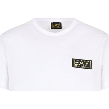 Υφασμάτινα Άνδρας T-shirt με κοντά μανίκια Ea7 Emporio Armani T-SHIRT MEN ΛΕΥΚΟ