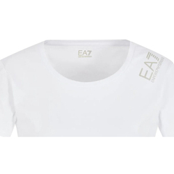 Υφασμάτινα Γυναίκα T-shirt με κοντά μανίκια Ea7 Emporio Armani T-SHIRT WOMEN ΛΕΥΚΟ