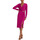 Υφασμάτινα Γυναίκα Φορέματα Ralph Lauren BERTEE MIDI DRESS WOMEN LAUREN ΦΟΥΞΙΑ