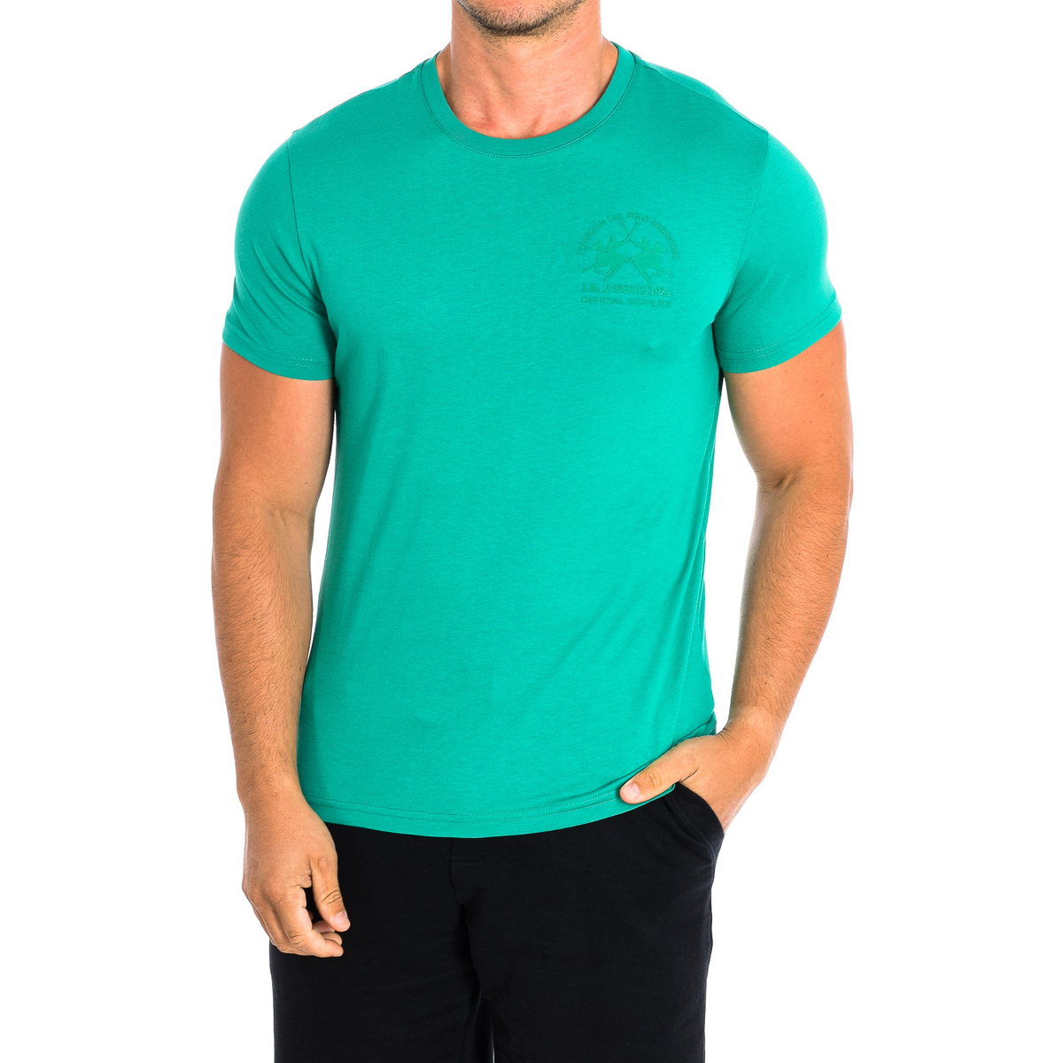 Υφασμάτινα Άνδρας T-shirt με κοντά μανίκια La Martina TMR011-JS206-03104 Green