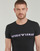 Υφασμάτινα Άνδρας T-shirt με κοντά μανίκια Emporio Armani SHINY LOGOBAND Black