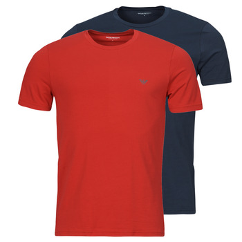 Υφασμάτινα Άνδρας T-shirt με κοντά μανίκια Emporio Armani ENDURANCE X2 Marine / Red