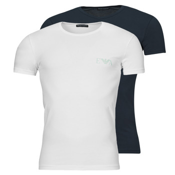 Υφασμάτινα Άνδρας T-shirt με κοντά μανίκια Emporio Armani BOLD MONOGRAM X2 Άσπρο / Marine