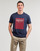 Υφασμάτινα Άνδρας T-shirt με κοντά μανίκια Esprit OCS LOGO STRIPE Marine
