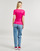 Υφασμάτινα Γυναίκα T-shirt με κοντά μανίκια Esprit TSHIRT SL Ροζ