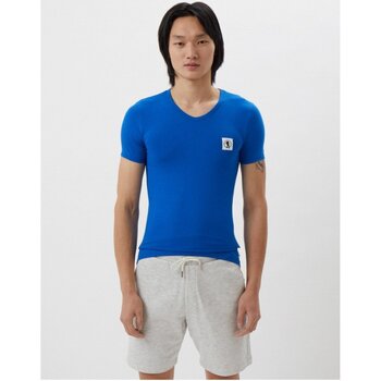 Υφασμάτινα Άνδρας T-shirt με κοντά μανίκια Bikkembergs BKK1UTS08SI Μπλέ