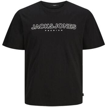 Υφασμάτινα Άνδρας T-shirt με κοντά μανίκια Jack & Jones  Black