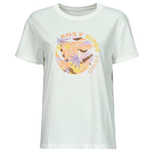 Υφασμάτινα Γυναίκα T-shirt με κοντά μανίκια Roxy SUMMER FUN B Άσπρο