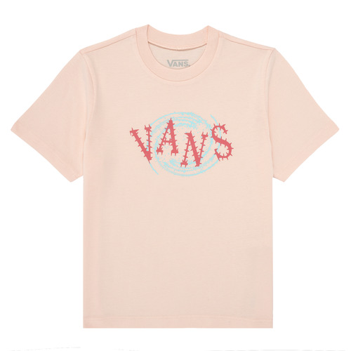 Υφασμάτινα Κορίτσι T-shirt με κοντά μανίκια Vans INTO THE VOID BFF Ροζ