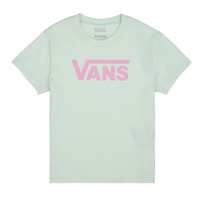 Υφασμάτινα Κορίτσι T-shirt με κοντά μανίκια Vans FLYING V CREW GIRLS Green / Ροζ