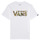 Υφασμάτινα Αγόρι T-shirt με κοντά μανίκια Vans VANS CLASSIC LOGO FILL Άσπρο