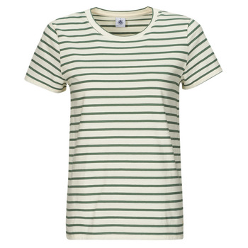 Υφασμάτινα Γυναίκα T-shirt με κοντά μανίκια Petit Bateau A0A9P COL ROND Άσπρο / Green