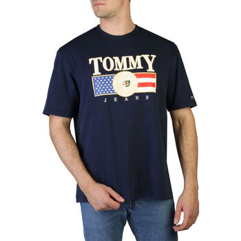 Υφασμάτινα Άνδρας T-shirt με κοντά μανίκια Tommy Hilfiger - dm0dm15660 Μπλέ