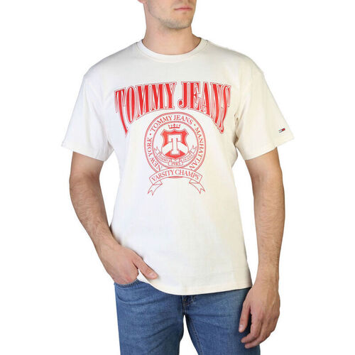 Υφασμάτινα Άνδρας T-shirt με κοντά μανίκια Tommy Hilfiger - dm0dm15645 Άσπρο