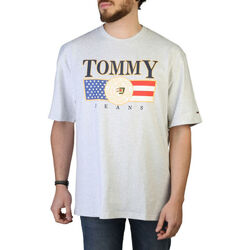 Υφασμάτινα Άνδρας T-shirt με κοντά μανίκια Tommy Hilfiger - dm0dm15660 Grey