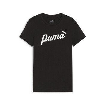 Υφασμάτινα Κορίτσι T-shirt με κοντά μανίκια Puma ESS BLOSSOM TEE Black
