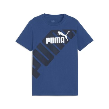 Υφασμάτινα Αγόρι T-shirt με κοντά μανίκια Puma PUMA POWER GRAPHIC TEE B Μπλέ