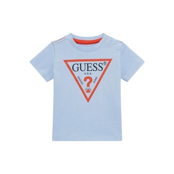 Υφασμάτινα Αγόρι T-shirt με κοντά μανίκια Guess L73I55 Μπλέ