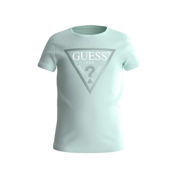 Υφασμάτινα Κορίτσι T-shirt με κοντά μανίκια Guess SHIRT CORE Μπλέ