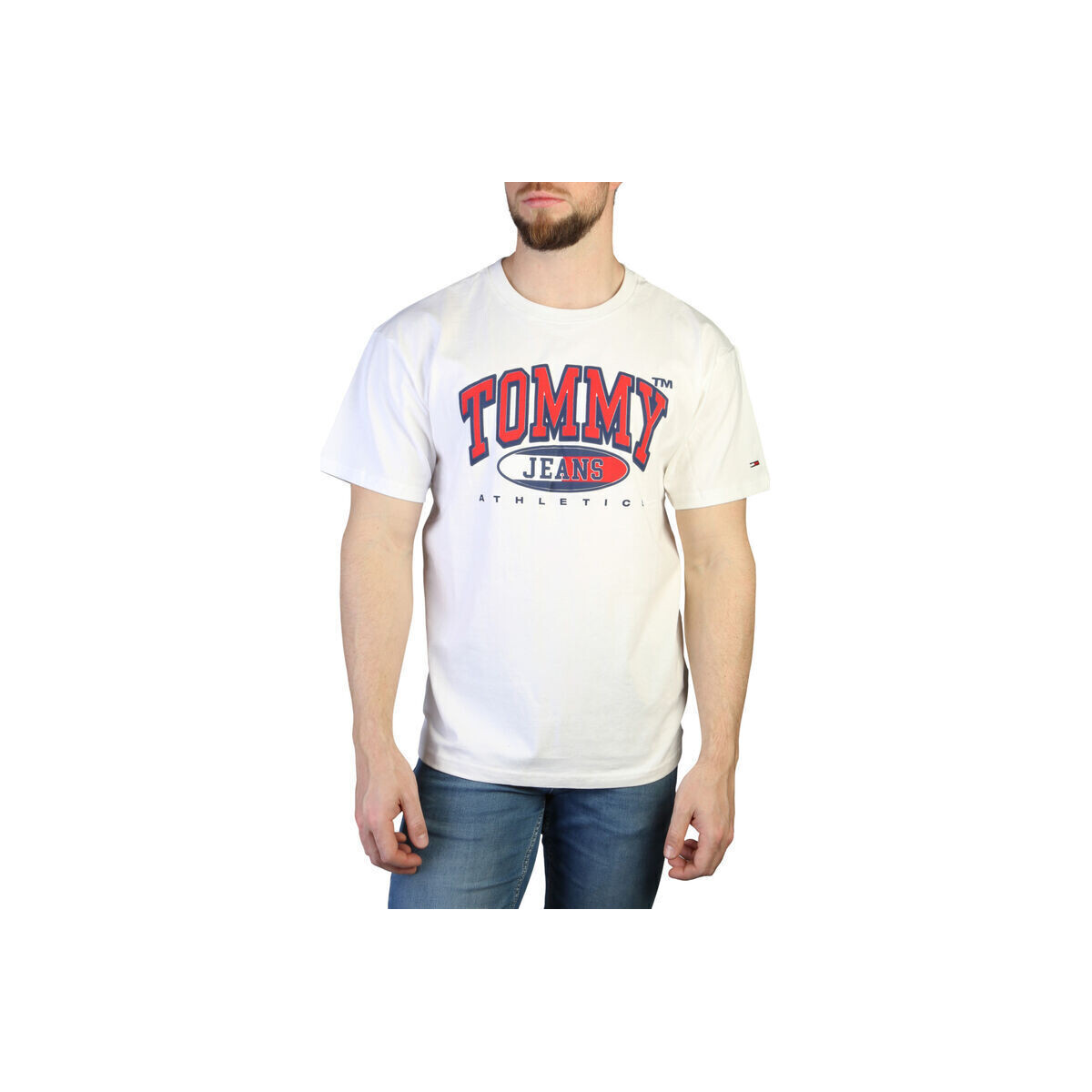 T-shirt με κοντά μανίκια Tommy Hilfiger dm0dm16407 ybr white