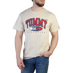 Υφασμάτινα Άνδρας T-shirt με κοντά μανίκια Tommy Hilfiger dm0dm16407 aci brown Brown
