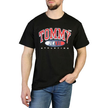 Υφασμάτινα Άνδρας T-shirt με κοντά μανίκια Tommy Hilfiger - dm0dm16407 Black