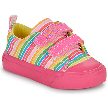Παπούτσια Κορίτσι Χαμηλά Sneakers Agatha Ruiz de la Prada ZAPATO LONA RAYAS Ροζ / Multicolour