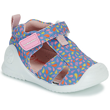 Παπούτσια Κορίτσι Σανδάλια / Πέδιλα Biomecanics SANDALIA ESTAMPADA Μπλέ / Multicolour
