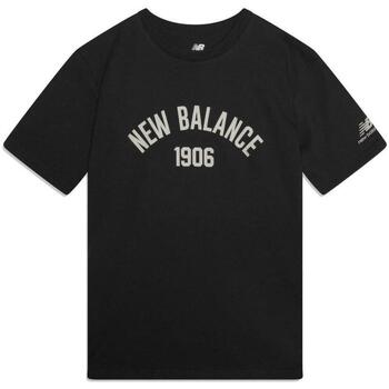 Υφασμάτινα Άνδρας T-shirt με κοντά μανίκια New Balance  Grey