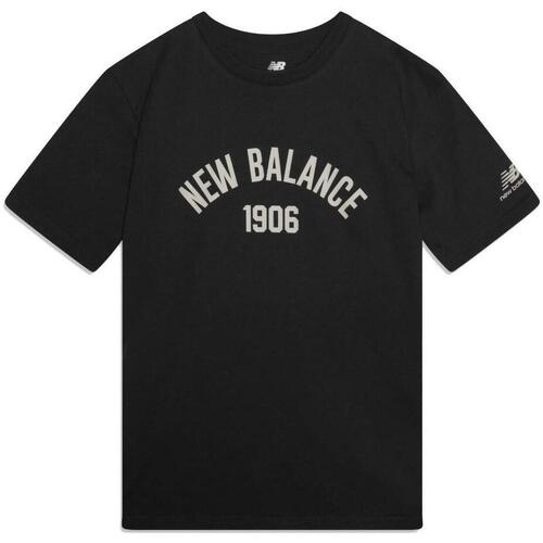 Υφασμάτινα Άνδρας T-shirt με κοντά μανίκια New Balance  Grey