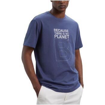 Υφασμάτινα Άνδρας T-shirt με κοντά μανίκια Ecoalf  Μπλέ